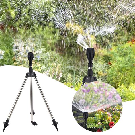 Rotating Tripod Sprinkler 360 Automatic Rotating Irrigation Watering