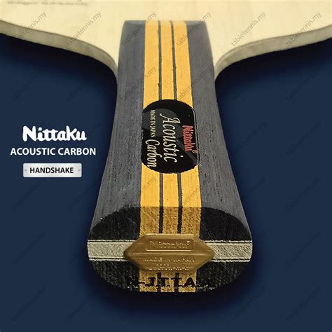 Nittaku Blade Acoustic Carbon Composite Carbon Table Tennis Blade