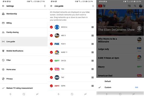 YouTube TV gets a customizable live channel guide screen