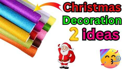 2 Ideas 🎄christmas Decorations 🎅 Christmas Decoration Ideas For Home🎄