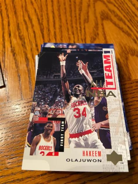 Upper Deck Hakeem Olajuwon Houston Rockets All Nba Team Eur