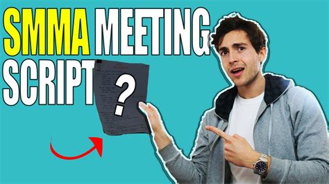 ULTIMATE SMMA MEETING SCRIPT How To Close Clients On Meetings Step