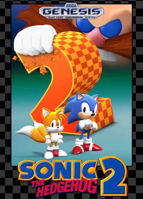 Sonic 2 Box Art Recreation By Showingrowin On Deviantart