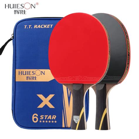 HUIESON Ensemble De Raquettes De Tennis De Table Star 5 6 En