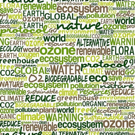 Go Green Words Seamless Pattern Global Tropical Recycling Vector, Global, Tropical, Recycling ...