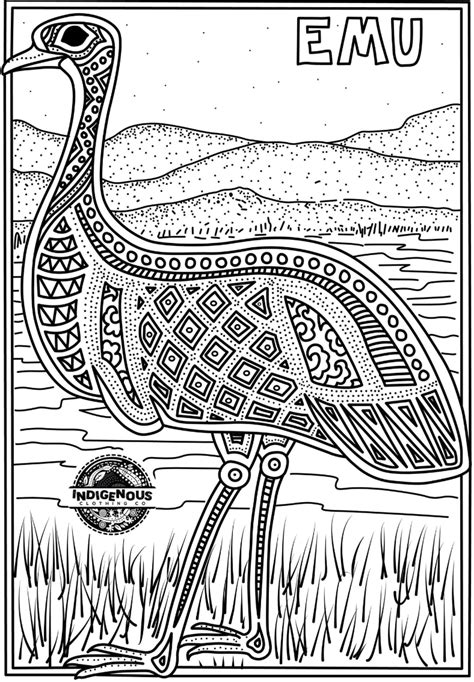 Free Printable Aboriginal Colouring Pages Free Templates Printable