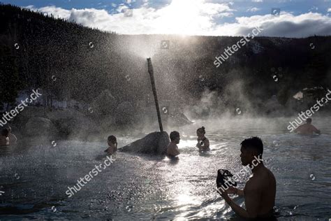 Tourists Relax Chena Hot Springs Resort Editorial Stock Photo Stock Image Shutterstock