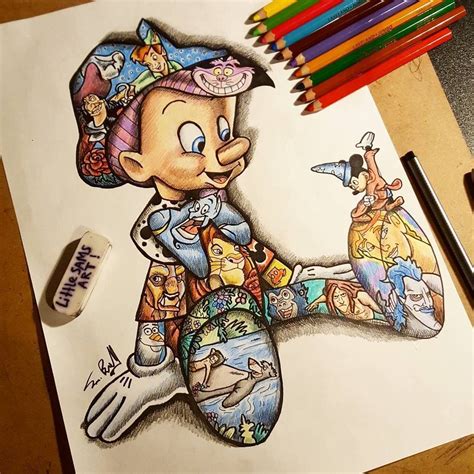 Pin By K M On Disney Disney Art Drawings Disney Drawings Disney Artwork