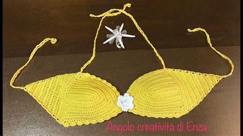 Top Bikini All Uncinetto Facile Top Easy Crochet Bikini Ganchillo