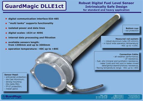 Solid Digital Fuel Level Sensor Fuel Level Sensors For Trucks Fuel