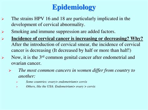 Ppt Malignant Disease Of The Cervix Powerpoint Presentation Free