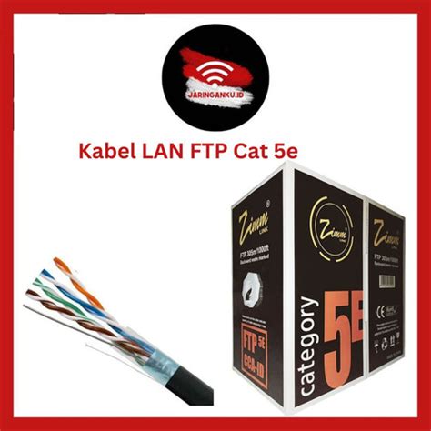 Jual Kabel Lan Ftp Cat E Id Stp Cat E Cat Indoor Outdoor Zimmlink