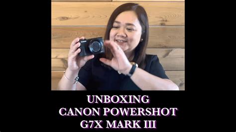 Unboxing Canon Powershot G7x Mark Iii Youtube