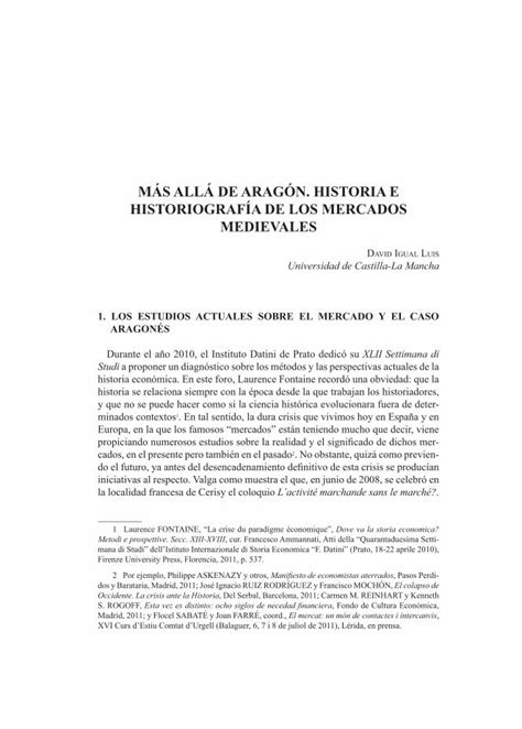 Pdf M S All De Arag N Historia E Historiograf A De Los Dokumen Tips