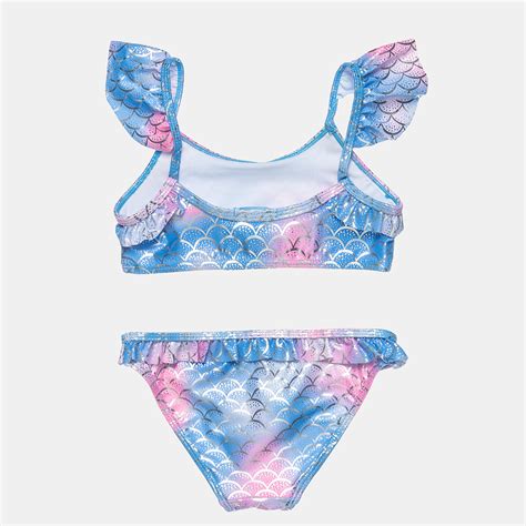 Bikini set True Blue with shiny details years Alouette Βρεφικά Παιδικά Ρούχα