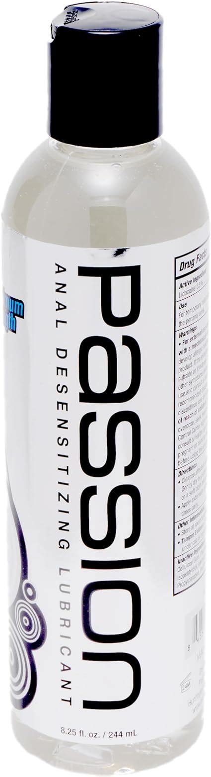 Amazon Passion Maximum Strength Anal Desensitizing Lube Oz