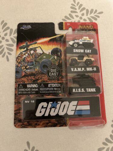 G I Joe Nano Hollywood Rides Snow Cat Vamp Mk Ii Hiss Tank Diecast