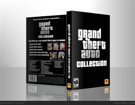 Grand Theft Auto Collection Pc Box Art Cover By Rename91