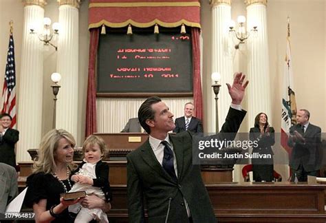 Gavin Newsom Sworn In As Lieutenant Governor Of California Photos And