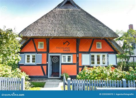 Fischlandhaus House Wustrow Fischland Germany Editorial Image Image