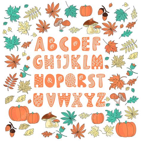 Fall Printable Letters