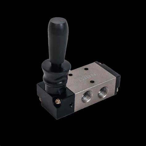 Распределитель пневматический с ручным управлением 5/2 лин./поз. Н.З ...