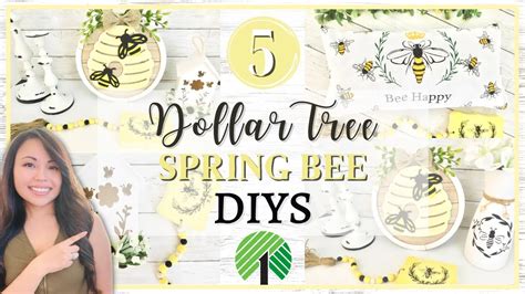 5 MUST TRY HONEY BEE SPRING DIY S FARMHOUSE SPRING BEE DOLLAR TREE