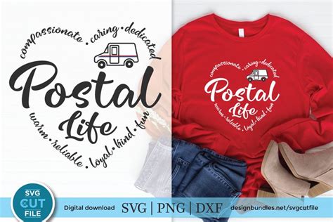 Postal Life Svg File Creative Design For Mail Lovers