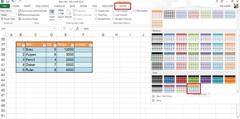 Cara Buat Tabel Di Microsoft Excel 2010 Hongkoong