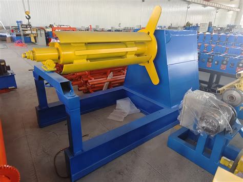 Automatic Color Steel Coil Holder Decoiler Uncoiler Machine Tons