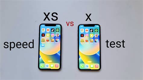 Iphone X Vs Xs Speed Test Comparison YouTube