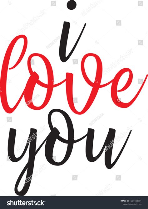 Love You Quote Vector Love You Stock Vector Royalty Free 1624108591 Shutterstock