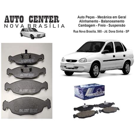 Pastilha De Freio Corsa Classic 1 0 1 6 2001 2002 2003 2004 2005 2006