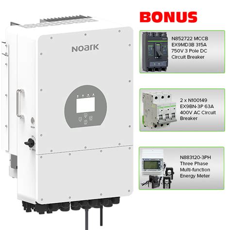 Noark Inverters EX9N DH 12KT AU BONUS Noark TRINIX Three Phase Hybrid