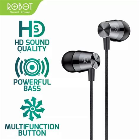 Jual Robot Re S Headset Earphone Hd Quality With Mic Robot Re S