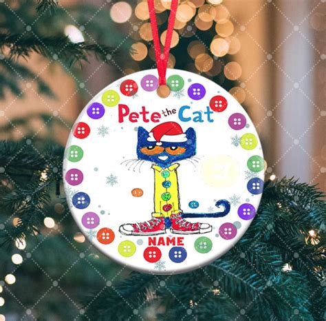 Custom Pete the Cat Ornament 2023 Pete the Cat Christmas - Etsy