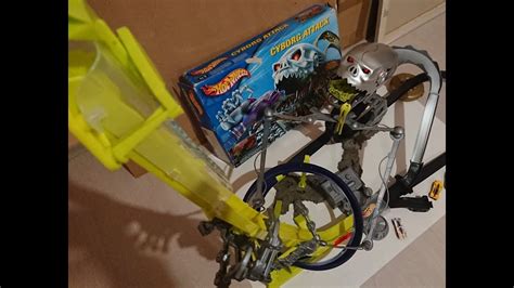 Hot Wheels Cyborg Assault Track Set Unboxingshowcase Youtube