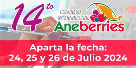 14º Congreso Internacional Aneberries Eventos agrícolas