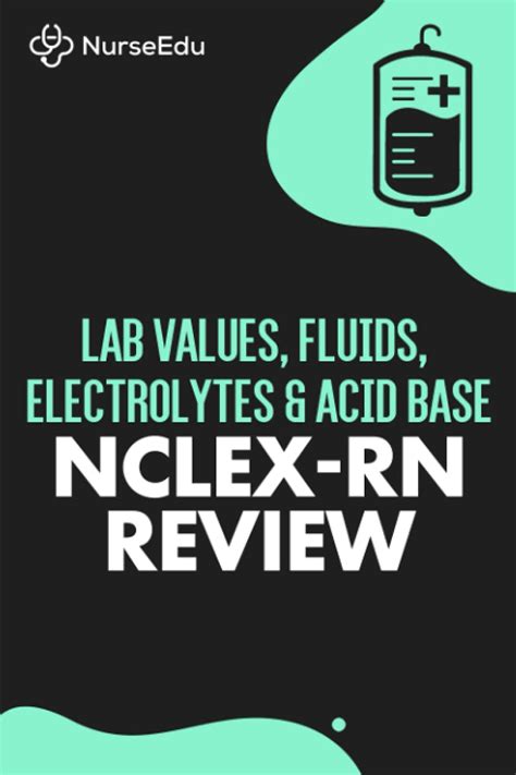 Lab Values Fluids Electrolytes Acid Base Nclex Rn Exam