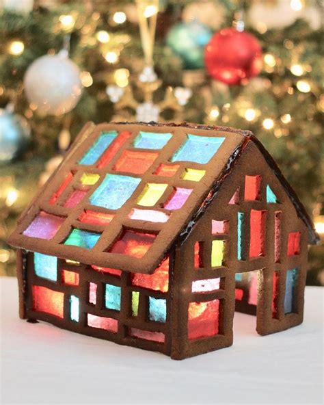 Shirley Yee on Instagram: “I made a stained glass gingerbread house ...