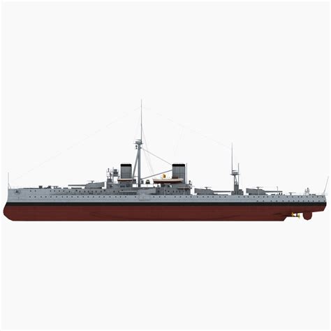 Battleship HMS Dreadnought (1906) Royal Navy 3D Model $59 - .max - Free3D