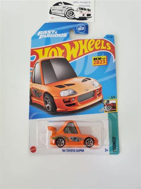 Hot Wheels Fast And Furious Tooned Toyota Supra Eur Picclick Fr