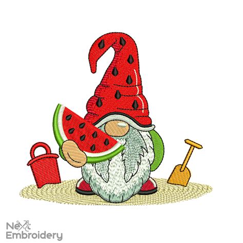 Sewing Gnome Embroidery Design Nextembroidery