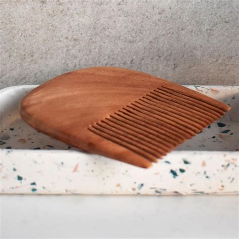 Neem Wood Fine Toothed Comb X Cm