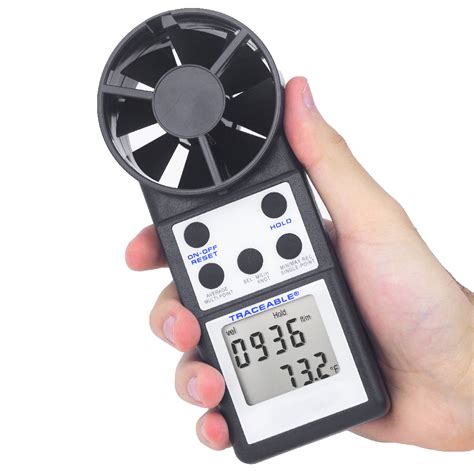 Traceable® Vane Anemometer with RS-232 Output and Calibration | Reagents