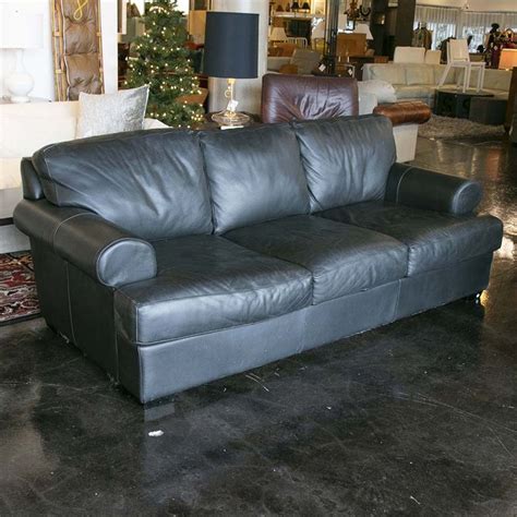 Black Leather Sofa from FRONTROOM | Black leather sofas, Black leather upholstery, Cushions on sofa