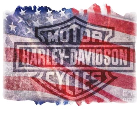 Harley Davidson American Flag Png Svg Motorcycle Png Svg Biker Etsy