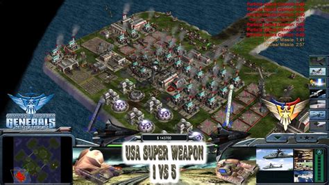 Usa Super Weapon Vs Hard Generals Command Conquer Generals Zero