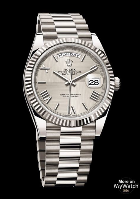 Watch Rolex Day-Date 40 | Oyster Perpetual 228239 - 83419 White gold