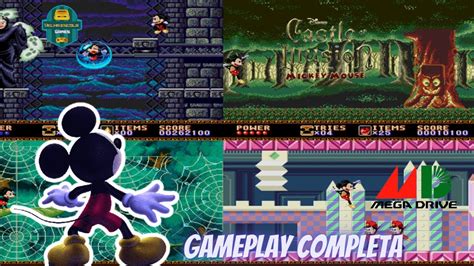 Castle Of Illusion Starring Mickey Mouse Genesis Megadrive Gameplay